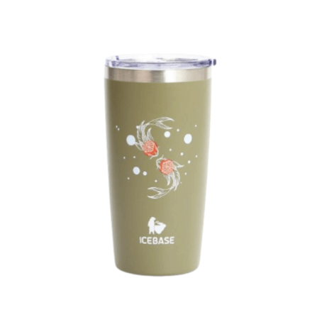 แก้วเก็บความเย็น ICEBASE รุ่น VLP-803GN (BALANCE) ขนาด 600 มิลลิลิตร สีเขียว_0